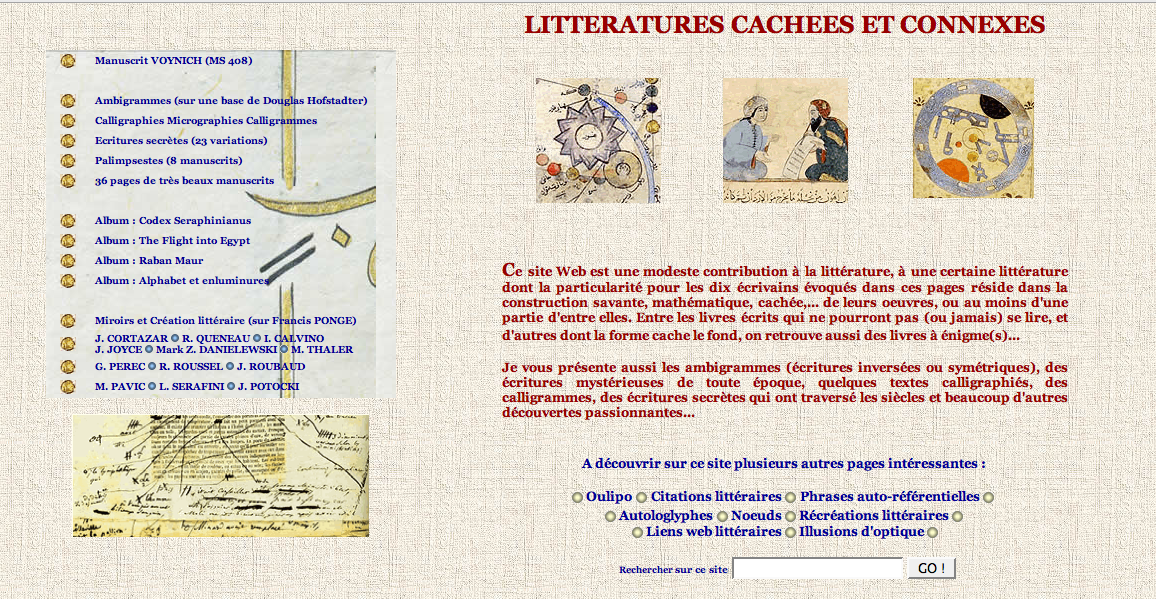 Littératures cachées et connexes